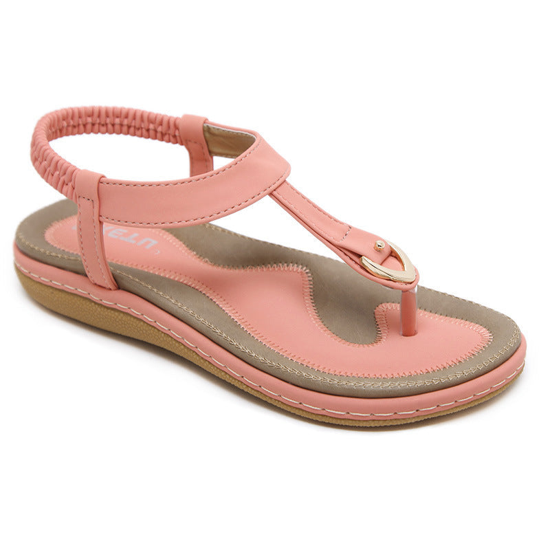 Velmissa | Bequeme Damen-Sandalen mit elastischem Fersenriemen