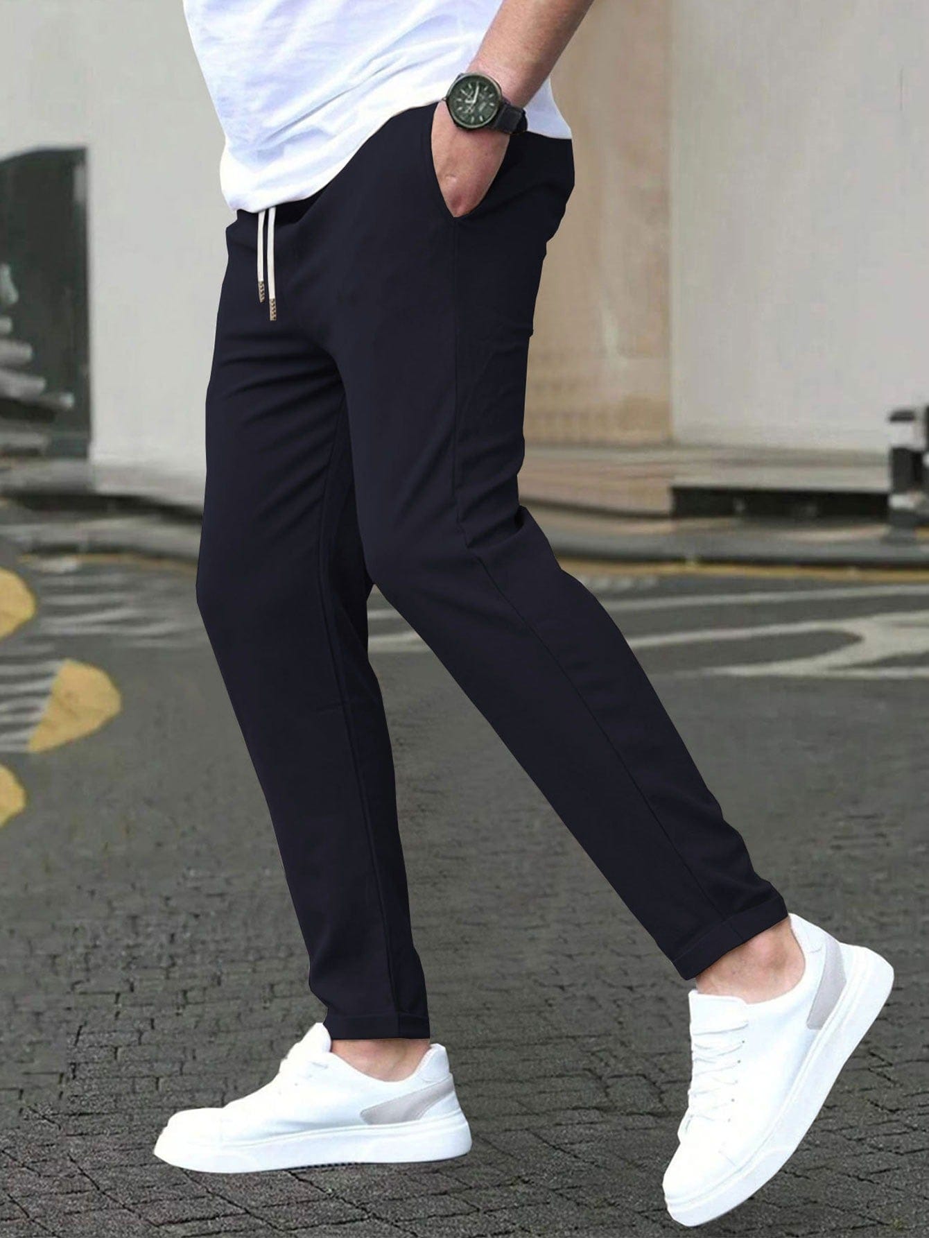 Clemens | Stretch-Chinohose mit knitterarmem Gewebe