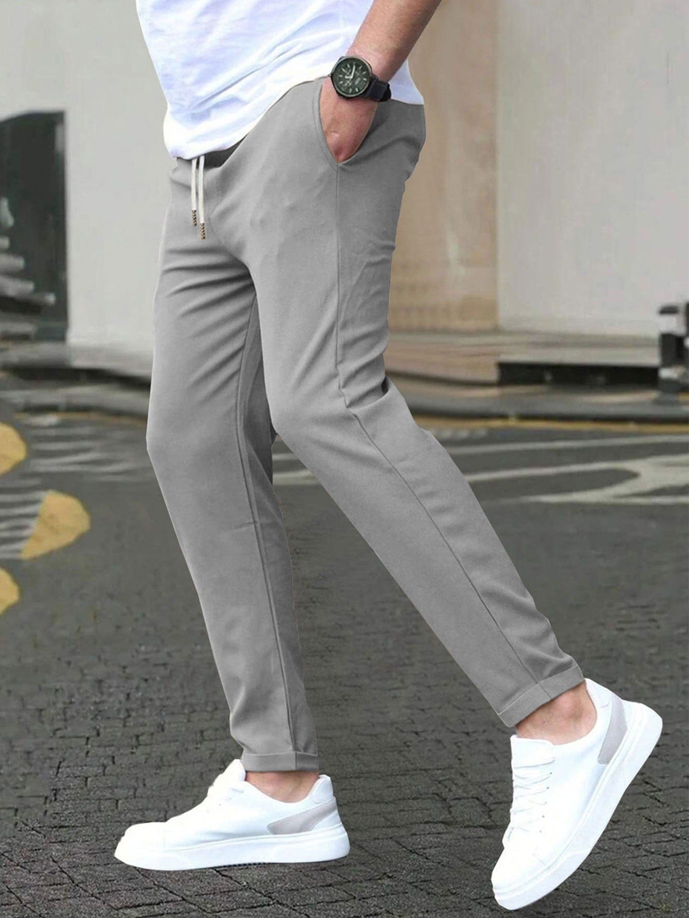 Clemens | Stretch-Chinohose mit knitterarmem Gewebe