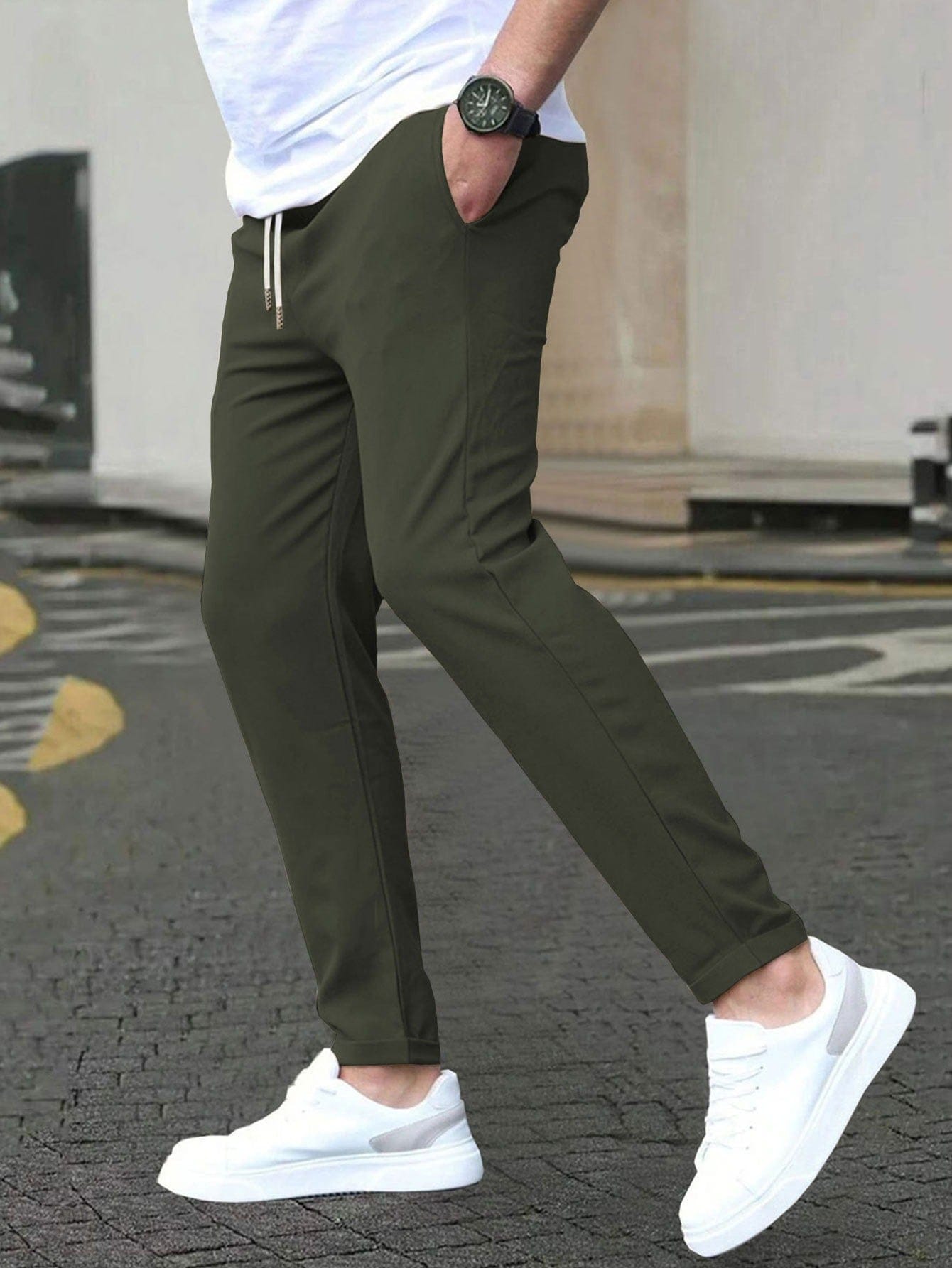 Clemens | Stretch-Chinohose mit knitterarmem Gewebe